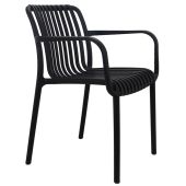 Poltroncina da esterno impilabile TESR Struttura in polipropilene Modello 075-ZL77 VARI COLORI