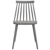 Sedia da esterno TESR Struttura in polipropilene Modello 1480-XH3 GRIGIO