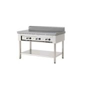 Cuocipiada Elettrico PL Modello CPE8 su trespolo Piana in ferro Su gambe in acciaio inox Capacità 8 piadine Piana in ferro 