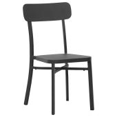 Sedia da esterno impilabile TESR Struttura in alluminio verniciato. Modello 1581-MC039