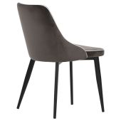 Sedia da interno TESR Struttura in metallo verniciato, rivestimento in velluto Modello 1693-F450