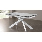 Tavolo da interno TESR Struttura in metallo verniciato, piano allungabile in vetroceramica spessore 13,5 mm Modello 1694-DE93T