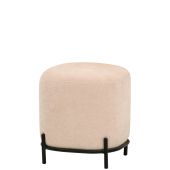 Pouf da interno TESR Struttura in metallo verniciato, rivestimento in tessuto. Modello 1774-S03