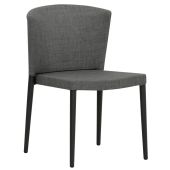 Sedia da esterno impilabile TESR Struttura in alluminio verniciato, rivestimento in textilene Modello 1790-MB1