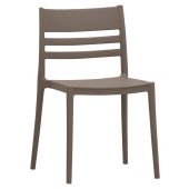 Poltroncina impilabile da esterno TESR Struttura in polipropilene con fibra di vetro Modello 1824-320A VARI COLORI