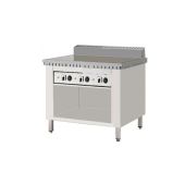 Cuocipiada Elettrico PL Modello CPE6 Su vano a giorno piana in acciaio inox Su vano inox a giorno Capacità 6 piadine Piana in acciaio inox 