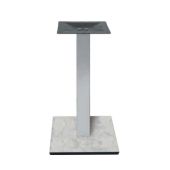 Base da interno in acciaio inox TESR Basi in stratificato HPL COMPACT, spessore 20 mm, tubo in metallo, piastra superiore (300 x 300 x 3 mm) piedini regolabili Modello 226-HPQ404