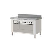 Cuocipiada Elettrico PL Modello CPE8 su vano a giorno Piana in acciaio inox su vano inox a giorno Capacità 8 piadine Piana in acciaio inox 