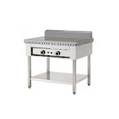 Cuocipiada Elettrico PL Modello CPE6 Su trespolo Piana al Cromo Su gambe in acciaio inox Capacità 6 piadine Piana al cromo 