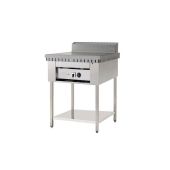 Cuocipiada elettrico su gambe in acciaio inox PL Modello CPE4T Piana in ferro Capacità 4 piadine Piana in ferro 
