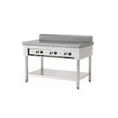 Cuocipiada Elettrico PL Modello CPE8 su trespolo Piana al cromo su gambe in acciaio inox Capacità 8 piadine Piana al cromo 