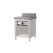 Cuocipiada elettrico su vano inox in acciaio inox PL Modello CPE4 Su Vano a giorno Piana in ferro Capacità 4 piadine 