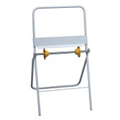 Portarotolo industriale d’appoggio in metallo bianco MDL - Modello ROLIND 700030