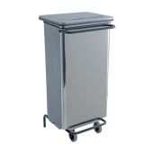 Contenitore mobile a pedale in inox - Pattumiera MDL acciaio satinato CONTINOX Modello 790644