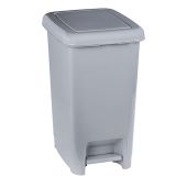 Gettacarte a pedale in polipropilene grigio MDL - Modello SLIM 909961