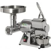 Abbinato tritacarne grattugia Modello AB8D Produzione oraria tritacarne 50Kg/h Produzione oraria grattugia 20Kg/h