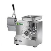 Abbinato Tritacarne Grattugia Gruppo macinazione inox Produzione oraria Tritacarne: Kg/h 150/250 Produzione oraria Grattugia: Kg/h 40 Modello 22AT