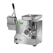 Abbinato Tritacarne Grattugia Gruppo macinazione in alluminio Produzione oraria Tritacarne: Kg/h 150/250 Produzione oraria Grattugia: Kg/h 40 Modello 22ATA