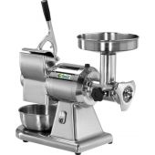 Abbinati Tritacarne Grattugia Modello 12ATA gruppo macinazione acciaio in alluminio estraibile Produzione oraria Tritacarne: Kg/h 160 Produzione oraria Grattugia: Kg/h 40