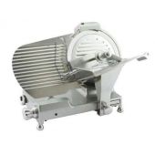 Affettatrice per salumi a gravità Modello BKL300LUX Taglio utile mm l 235 x p 170 Affilatoio fisso Blocco carrello Manopole in alluminio