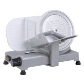 Affettatrice per salumi elettrica a gravità ergonomica semiprofessionale Modello serie Lusso 25GL Affilatoio amovibile