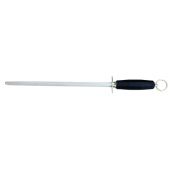 Affilacoltelli tondo Lama in acciaio inossidabile temperato AISI 420 Manico in gomma antiscivolo Lavabile in lavastoviglie Lama Cm 30 Modello CL1248