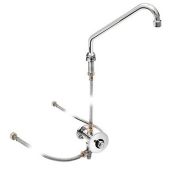 Rubinetto temporizzato con bocca di erogazione girevole , flessibili e premix incluso ,  tempo di erogazione 15 ± 25 , non regolabile MNL Modello ARES010KIT