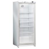 Armadio refrigerato con porta a vetro bianco in acciaio INOX Modello CRXG6