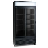Armadio Frigo Refrigerato ventilato 2 porte Modello CL801V2GCSLBLACK