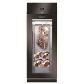 Armadio Frollatura Carne Everlasting in acciaio plastificato nero Con porta a vetro Capacità 150 Kg Modello AC9F08