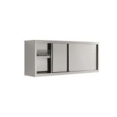 Armadio Pensile con scorrevoli con scolapiatti acciaio inox AISI 304 Modello PA1RS1046