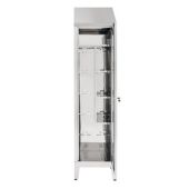 Armadio Portascope per tiracqua in acciaio inox 430 IXP n.1 anta a battente Modello 69605430