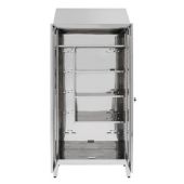 Armadio Portascope per tiracqua in acciaio inox 430 IXP n.2 ante a battente Modello 69606430