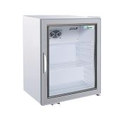 Armadio frigo refrigerato snack Modello G-SC100G in lamiera verniciata Statico N.1 porta a vetro