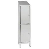Armadio Spogliatoio in acciaio inox 430 IXP N.2 POSTI Modello 69409430