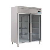 Armadio congelatore ventilato GN 2/1 Acciaio 201 Modello M-GN1410BTG-FC