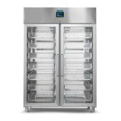 Armadio refrigerato medicale doppia porta a vetro Modello AM3L04T02A01P02X01