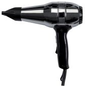Asciugacapelli con involucro in acciaio INOX e in  ABS CLASSICO CON CAVO DA 3 MT MDL motore a corrente alternata da 1.300 W Max. 2 combinazioni di velocità Modello YUL PRO 704012