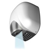 Asciugamani elettrico alte prestazioni in Alluminio bianco LAMA con resistenza a Fotocellula MDL Modello 704335