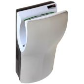 Asciugamani elettrico MDC Satinato di nuova generazione superveloce e superpotente a lama d'aria in ABS, privo di resistenza per risparmio energetico e con dispositivo raccolta gocce d'acqua e filtro Hepa Modello M14ACS