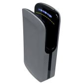 Asciugamani Elettrico con sensori ad infrarossi Versione PRO Grigio metallizzato in ABS MDL alte prestazioni Asciugatura perfetta in 12-15 sec Modello X-DRY 704262