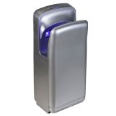 Asciugamani Elettrico con sensori ad infrarossi colore Grigio metallizzato in ABS MDL alte prestazioni Asciugatura perfetta in 10-12 sec Modello BAYAMO 160012