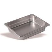 Bacinella inox gastronorm 1/1 con fondo diffusore per induzione Modello BAIND11100