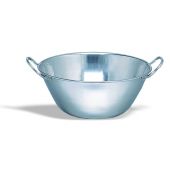 Bacinella fondo bombato in acciaio inox Capacità Lt 2.5 Dimensioni ø cm. 25x11.5h Modello 330-025
