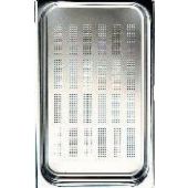 BACINELLA GASTRONORM FORATA ACCIAIO INOX 18/10 AISI 304 GN 1/1 Modello BF1106500