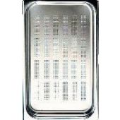 BACINELLA GASTRONORM FORATA ACCIAIO INOX 18/10 AISI 304 GN 1/1 forata sul fondo e sui lati Modello BF1106500L