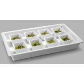 Bacinella gastronomia in melamina bianca GN 1/1 (mm. L 530 x P 325) Resistente alle rotture e sicure al contatto con ogni alimento Lavabile in lavastoviglie Temperatura di utilizzo da -20°C a + 70°C Altezza mm 40 Modello MPGN11040B