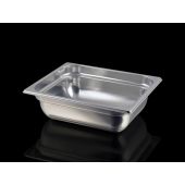 BACINELLA ACCIAIO INOX A TENUTA PER SOTTOVUOTO 1/2 gastronorm Modello VAC12100B