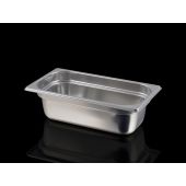 BACINELLA ACCIAIO INOX A TENUTA PER SOTTOVUOTO 1/3 gastronorm Modello VAC13100B