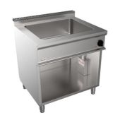Bagnomaria Elettrico CI N. 1 vasca GN 2/1 h 20 cm - N. 1 vano neutro a giorno Potenza kW 3 Modello RisBa002